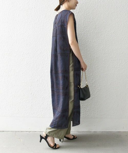 SHIPS / シップス ロング・マキシ丈ワンピース | SHIPS any:〈手洗い可能〉エンブロイダリー レース シアー ワンピース | 詳細11