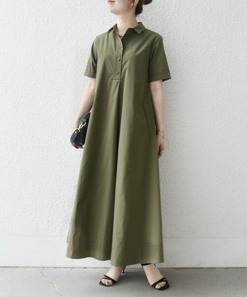 SHIPS any:〈洗濯機可能〉タイプライター スキッパー フレア SHIPS any:〈洗濯機可能〉タイプライター スキッパー フレア