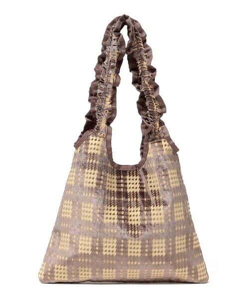 SHIPS / シップス トートバッグ | SHIPS Colors:ベロア チェック トートバッグ◇ | 詳細2