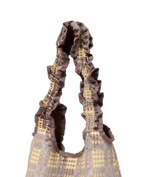 SHIPS / シップス トートバッグ | SHIPS Colors:ベロア チェック トートバッグ◇ | 詳細4