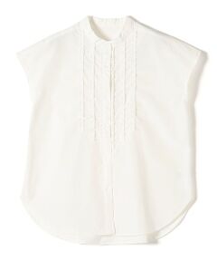 SHIPS / シップス シャツ・ブラウス | innowave:〈手洗い可能〉TC フロントフリル シャツ