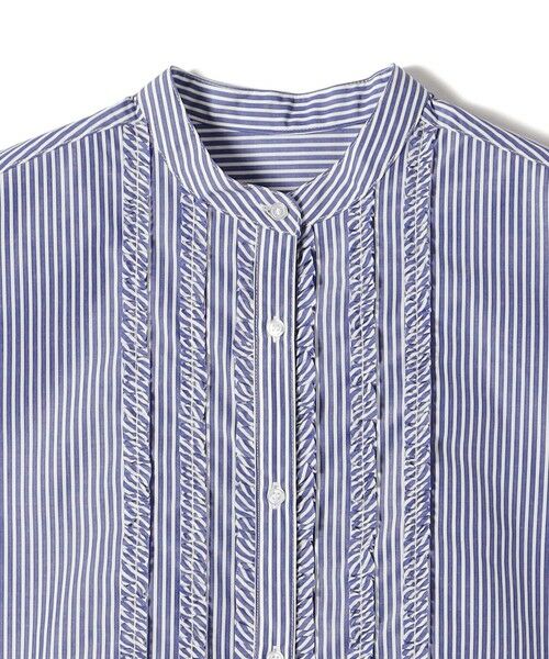 SHIPS / シップス シャツ・ブラウス | innowave:〈手洗い可能〉TC フロントフリル シャツ | 詳細3