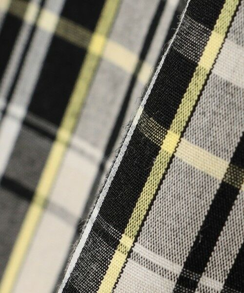 SHIPS / シップス シャツ・ブラウス | innowave:〈手洗い可能〉TC チェック スキッパー フレンチスリーブ ブラウス | 詳細2