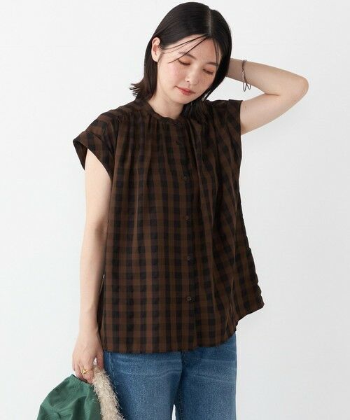 SHIPS / シップス シャツ・ブラウス | SHIPS Colors:〈手洗い可能〉キンガムチェック ジャカード ショート スリーブ シャツ | 詳細14