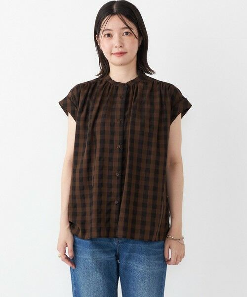 SHIPS / シップス シャツ・ブラウス | SHIPS Colors:〈手洗い可能〉キンガムチェック ジャカード ショート スリーブ シャツ | 詳細9