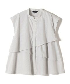 SHIPS / シップス シャツ・ブラウス | SHIPS Colors:〈手洗い可能〉ストライプ フロント アシンメトリー シャツ