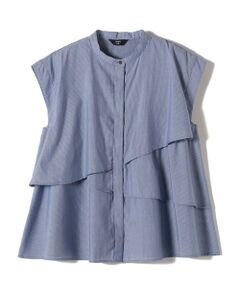 SHIPS / シップス シャツ・ブラウス | SHIPS Colors:〈手洗い可能〉ストライプ フロント アシンメトリー シャツ