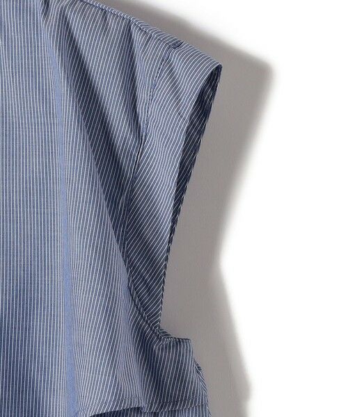 SHIPS / シップス シャツ・ブラウス | SHIPS Colors:〈手洗い可能〉ストライプ フロント アシンメトリー シャツ | 詳細5