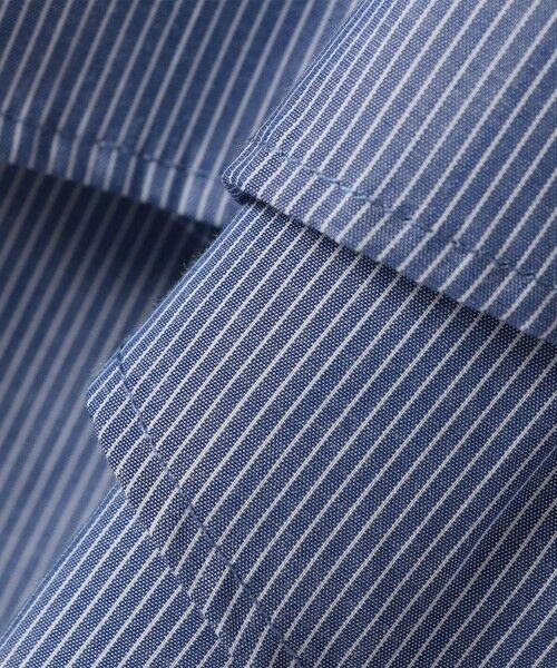 SHIPS / シップス シャツ・ブラウス | SHIPS Colors:〈手洗い可能〉ストライプ フロント アシンメトリー シャツ | 詳細7