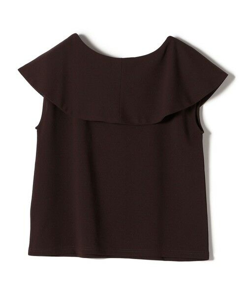 SHIPS / シップス Tシャツ | SHIPS Colors:〈手洗い可能〉ジョーゼット ネジリ カラー トップス | 詳細9