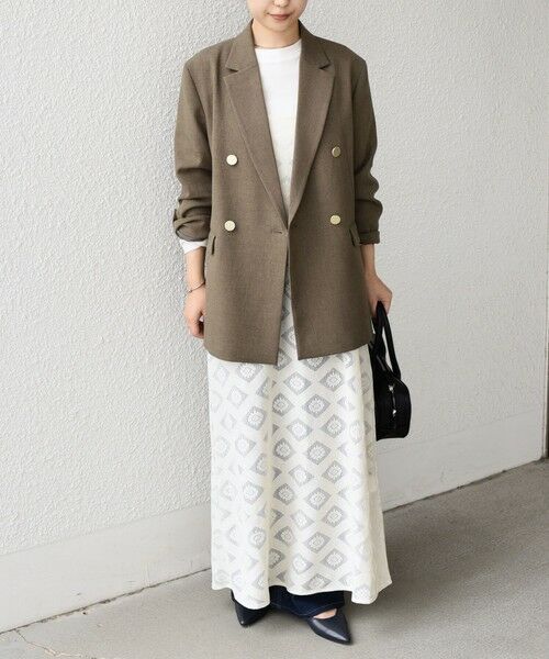 SHIPS / シップス ロング・マキシ丈ワンピース | SHIPS Colors:〈手洗い可能〉レースキャミワンピース × ベーシックTEE セット◇ | 詳細6