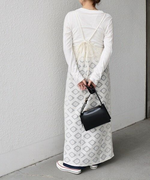 SHIPS / シップス ロング・マキシ丈ワンピース | SHIPS Colors:〈手洗い可能〉レースキャミワンピース × ベーシックTEE セット◇ | 詳細8