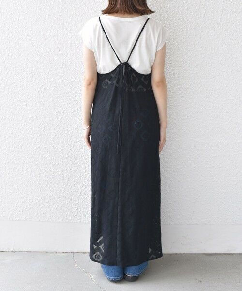 SHIPS / シップス ロング・マキシ丈ワンピース | SHIPS Colors:〈手洗い可能〉レースキャミワンピース × ベーシックTEE セット◇ | 詳細24