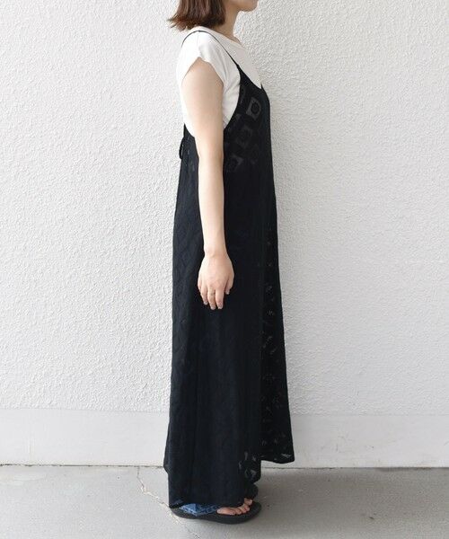 SHIPS / シップス ロング・マキシ丈ワンピース | SHIPS Colors:〈手洗い可能〉レースキャミワンピース × ベーシックTEE セット◇ | 詳細25