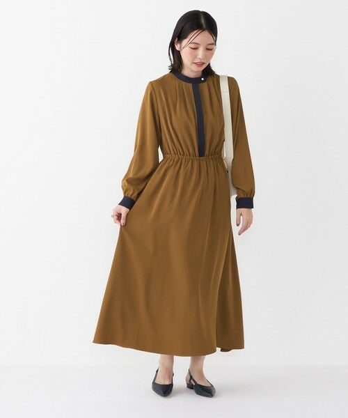 SHIPSシップス ロングワンピース フォーマルワンピース未使用 セール】ソリッドVネックワンピース◇（ワンピース）｜SHIPS