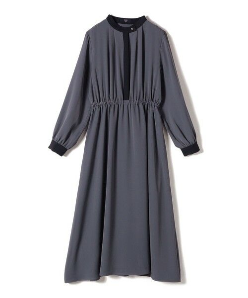 SHIPS / シップス ロング・マキシ丈ワンピース | SHIPS Colors:〈手洗い可能〉配色 ギャザー ロングスリーブ ワンピース◇ | 詳細6