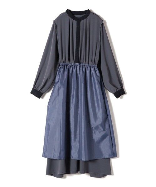 SHIPS / シップス ロング・マキシ丈ワンピース | SHIPS Colors:〈手洗い可能〉配色 ギャザー ロングスリーブ ワンピース◇ | 詳細8