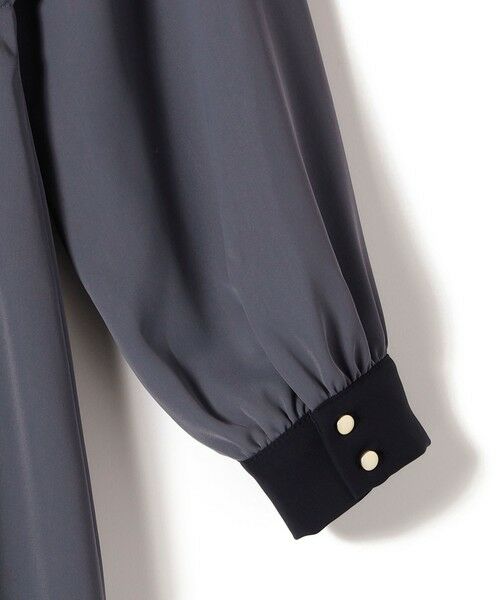 SHIPS / シップス ロング・マキシ丈ワンピース | SHIPS Colors:〈手洗い可能〉配色 ギャザー ロングスリーブ ワンピース◇ | 詳細12