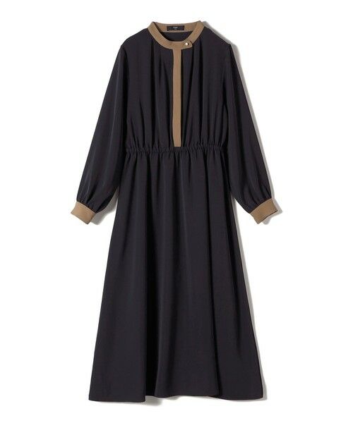 SHIPS / シップス ロング・マキシ丈ワンピース | SHIPS Colors:〈手洗い可能〉配色 ギャザー ロングスリーブ ワンピース◇ | 詳細17