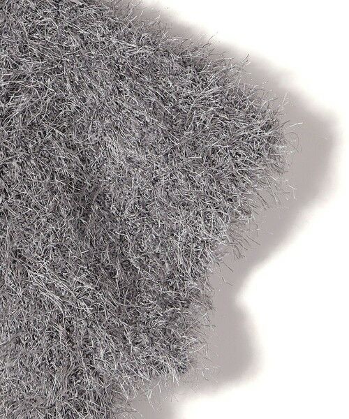 SHIPS / シップス ニット・セーター | SHIPS Colors:〈手洗い可能〉フェイク フェザー クルーネック ショートスリーブ◇ | 詳細3