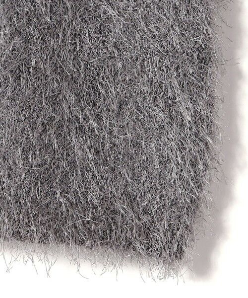 SHIPS / シップス ニット・セーター | SHIPS Colors:〈手洗い可能〉フェイク フェザー クルーネック ショートスリーブ◇ | 詳細4