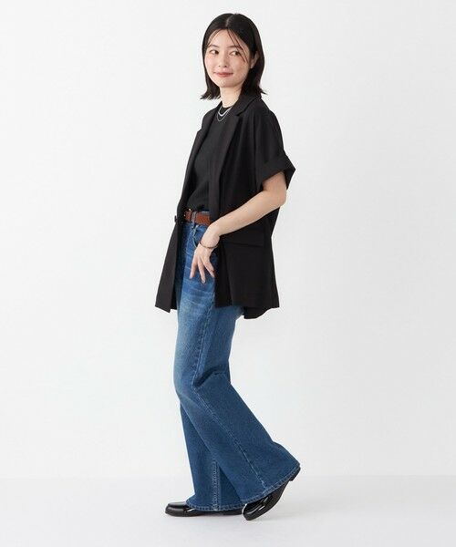 SHIPS / シップス ニット・セーター | SHIPS Colors:〈手洗い可能〉ブライト ワイドリブ ノースリーブ ニット◇ | 詳細4