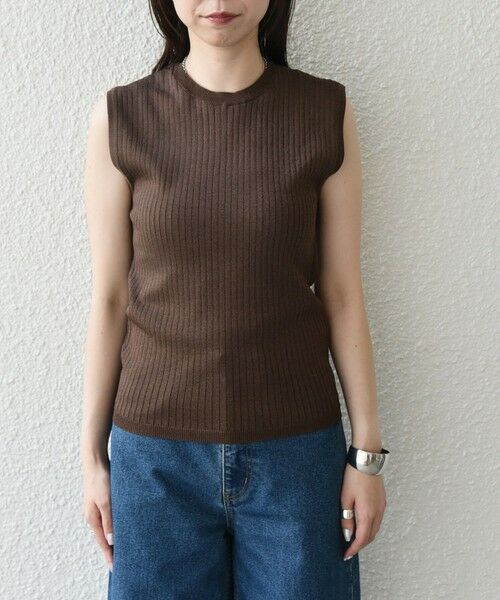 ニットノースリーブ　シティショップ　MOZH ニットノースリーブ シティショップ MOZH - メルカリ
