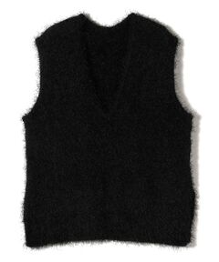 SHIPS / シップス ベスト | SHIPS Colors:〈手洗い可能〉フェイク フェザー Vネック ベスト◇