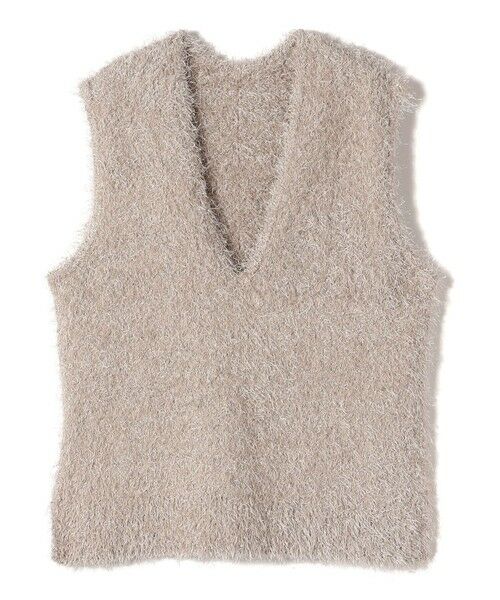 SHIPS / シップス ベスト | SHIPS Colors:〈手洗い可能〉フェイク フェザー Vネック ベスト◇ | 詳細12