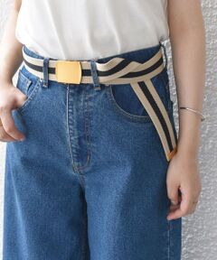 SHIPS / シップス ベルト・サスペンダー | SHIPS Colors:ライン テープ ガチャベルト◇