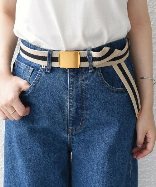 SHIPS / シップス ベルト・サスペンダー | SHIPS Colors:ライン テープ ガチャベルト◇ | 詳細6