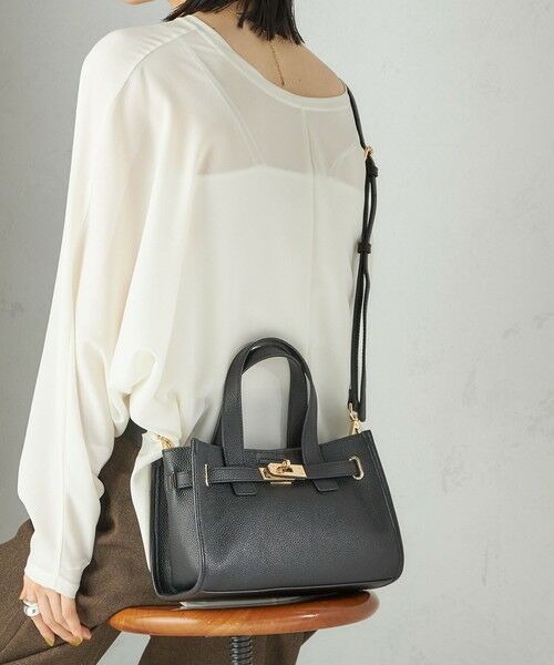 SHIPS / シップス ショルダーバッグ | ベルト デザイン レザー バッグ | 詳細2