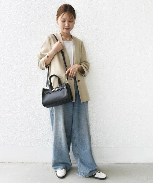 SHIPS / シップス ショルダーバッグ | ベルト デザイン レザー バッグ | 詳細7