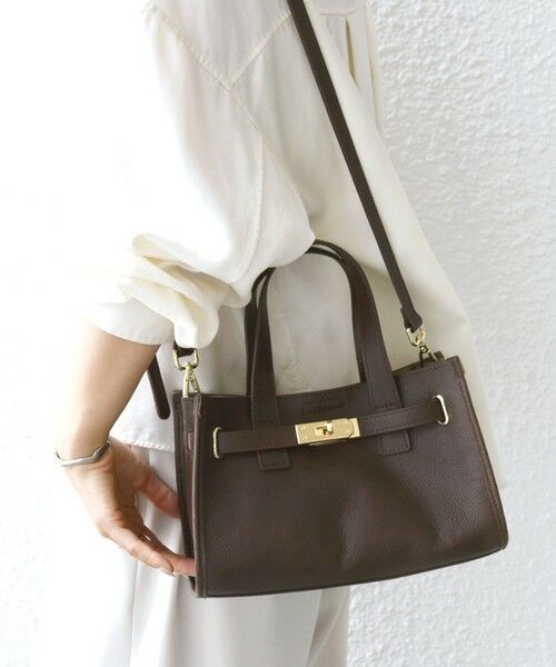 SHIPS / シップス ショルダーバッグ | ベルト デザイン レザー バッグ | 詳細14