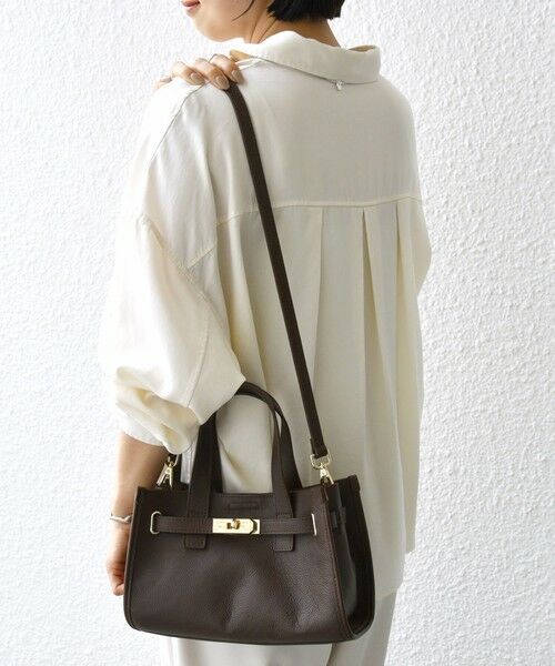 SHIPS / シップス ショルダーバッグ | ベルト デザイン レザー バッグ | 詳細15