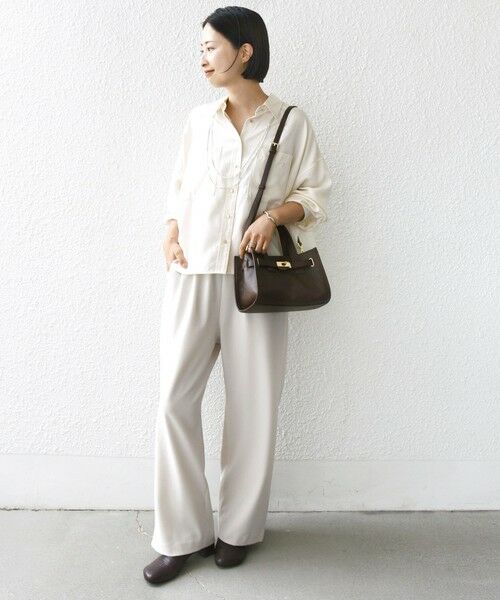 SHIPS / シップス ショルダーバッグ | ベルト デザイン レザー バッグ | 詳細16