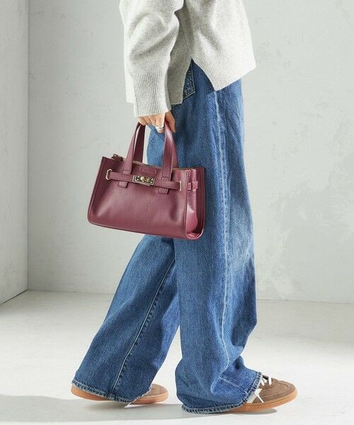 SHIPS / シップス ショルダーバッグ | ベルト デザイン レザー バッグ | 詳細19