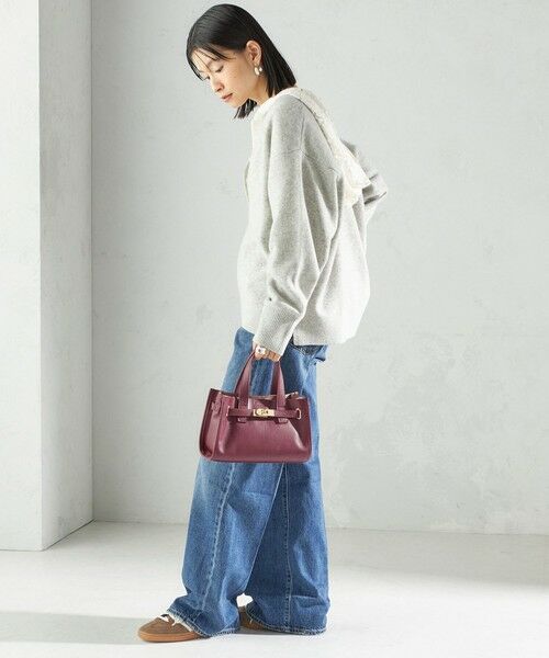 SHIPS / シップス ショルダーバッグ | ベルト デザイン レザー バッグ | 詳細21