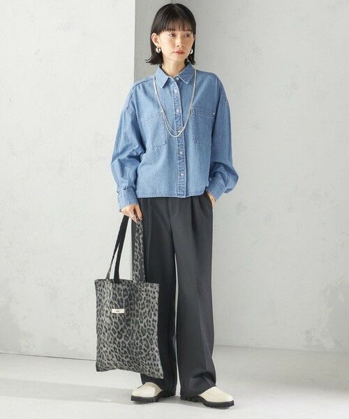 SHIPS / シップス シャツ・ブラウス | 〈洗濯機可能〉ライトオンス デニム ショート シャツ | 詳細1