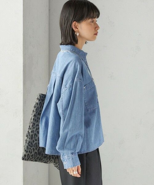 SHIPS / シップス シャツ・ブラウス | 〈洗濯機可能〉ライトオンス デニム ショート シャツ | 詳細13