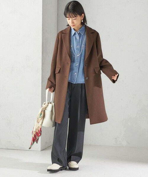 SHIPS / シップス シャツ・ブラウス | 《一部追加予約》〈洗濯機可能〉ライトオンス デニム ショート シャツ | 詳細23