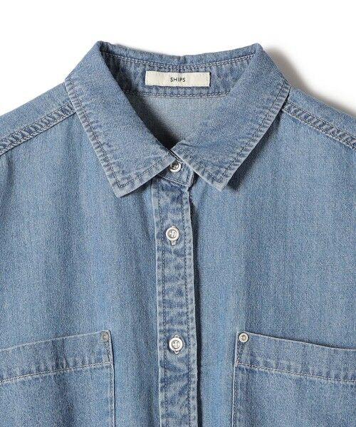 SHIPS / シップス シャツ・ブラウス | 〈洗濯機可能〉ライトオンス デニム ショート シャツ | 詳細21