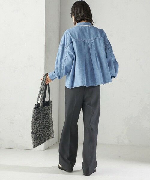 SHIPS / シップス シャツ・ブラウス | 〈洗濯機可能〉ライトオンス デニム ショート シャツ | 詳細4