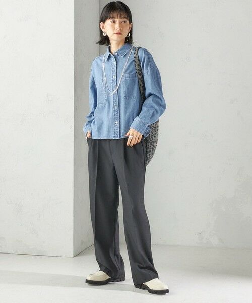 SHIPS / シップス シャツ・ブラウス | 〈洗濯機可能〉ライトオンス デニム ショート シャツ | 詳細7