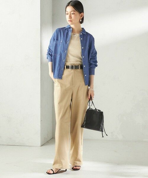 SHIPS / シップス シャツ・ブラウス | 〈洗濯機可能〉ライトオンス デニム ショート シャツ | 詳細28