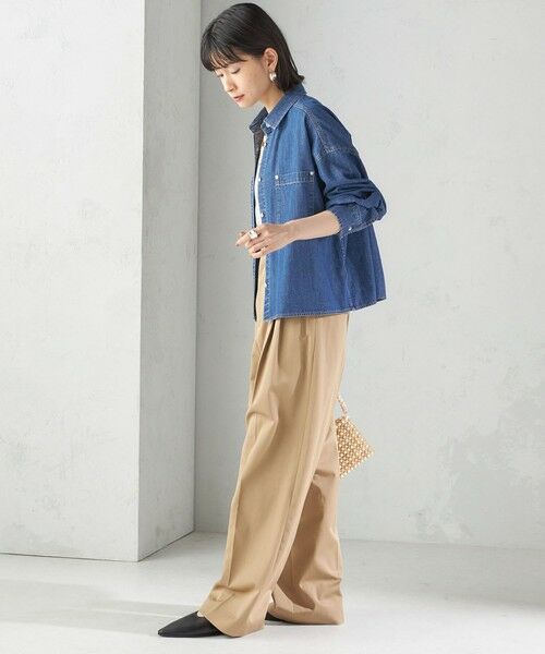 SHIPS / シップス シャツ・ブラウス | 〈洗濯機可能〉ライトオンス デニム ショート シャツ | 詳細25