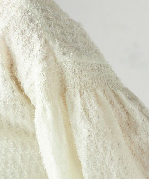 SHIPS / シップス シャツ・ブラウス | 〈手洗い可能〉シアー ジャカード 袖 シャーリング ブラウス | 詳細14