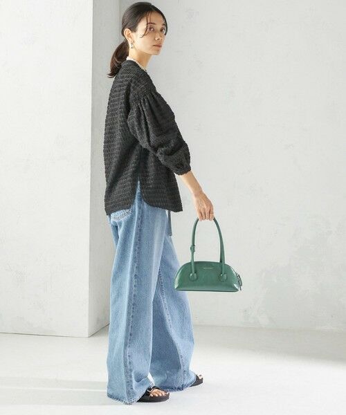 SHIPS / シップス シャツ・ブラウス | 〈手洗い可能〉シアー ジャカード 袖 シャーリング ブラウス | 詳細21