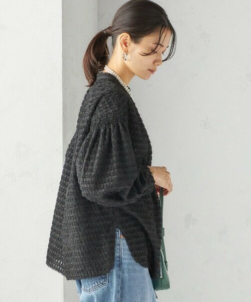 SHIPS / シップス シャツ・ブラウス | 〈手洗い可能〉シアー ジャカード 袖 シャーリング ブラウス | 詳細27