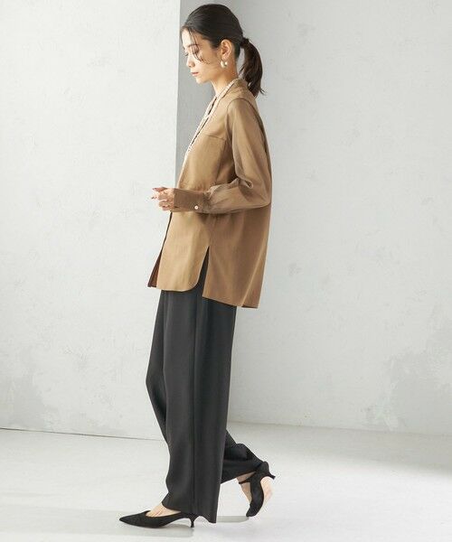 SHIPS / シップス シャツ・ブラウス | 〈手洗い可能〉シアー 袖 ポケット デザイン シャツ | 詳細17